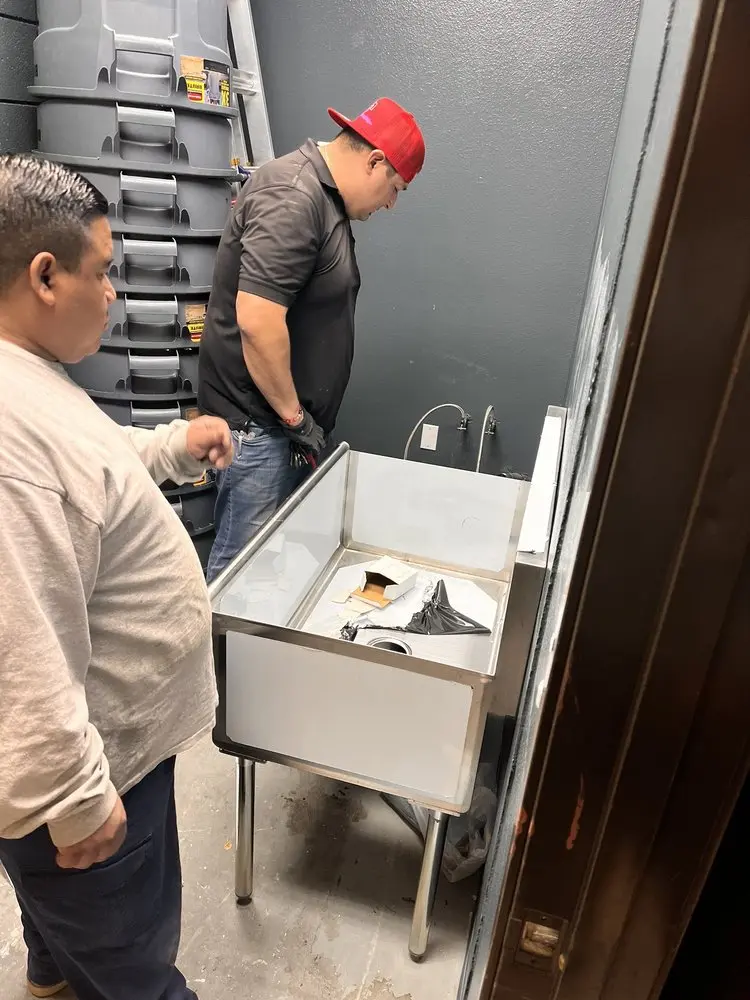 Commercial plumbing and sink installation in Brandy Station